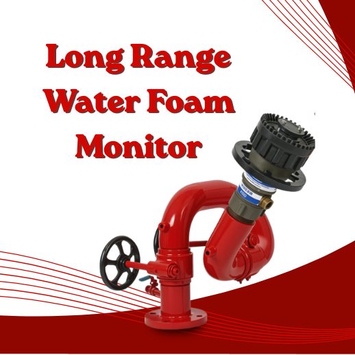 Long Range Water Foam Monitor a device to protect your workspace