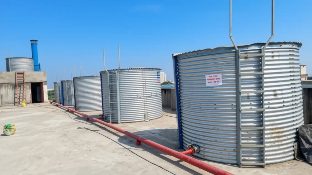 Zincalume Steel Water Tank
