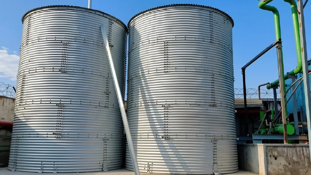Zincalume Steel Water Tank and Fire Safety equipment